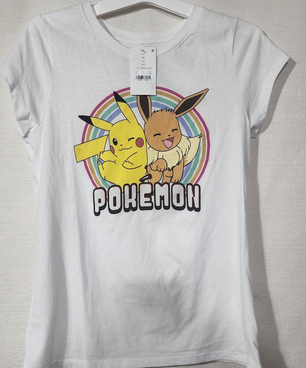 Pokémon Pikachu and Eevee girls XL shirt 14